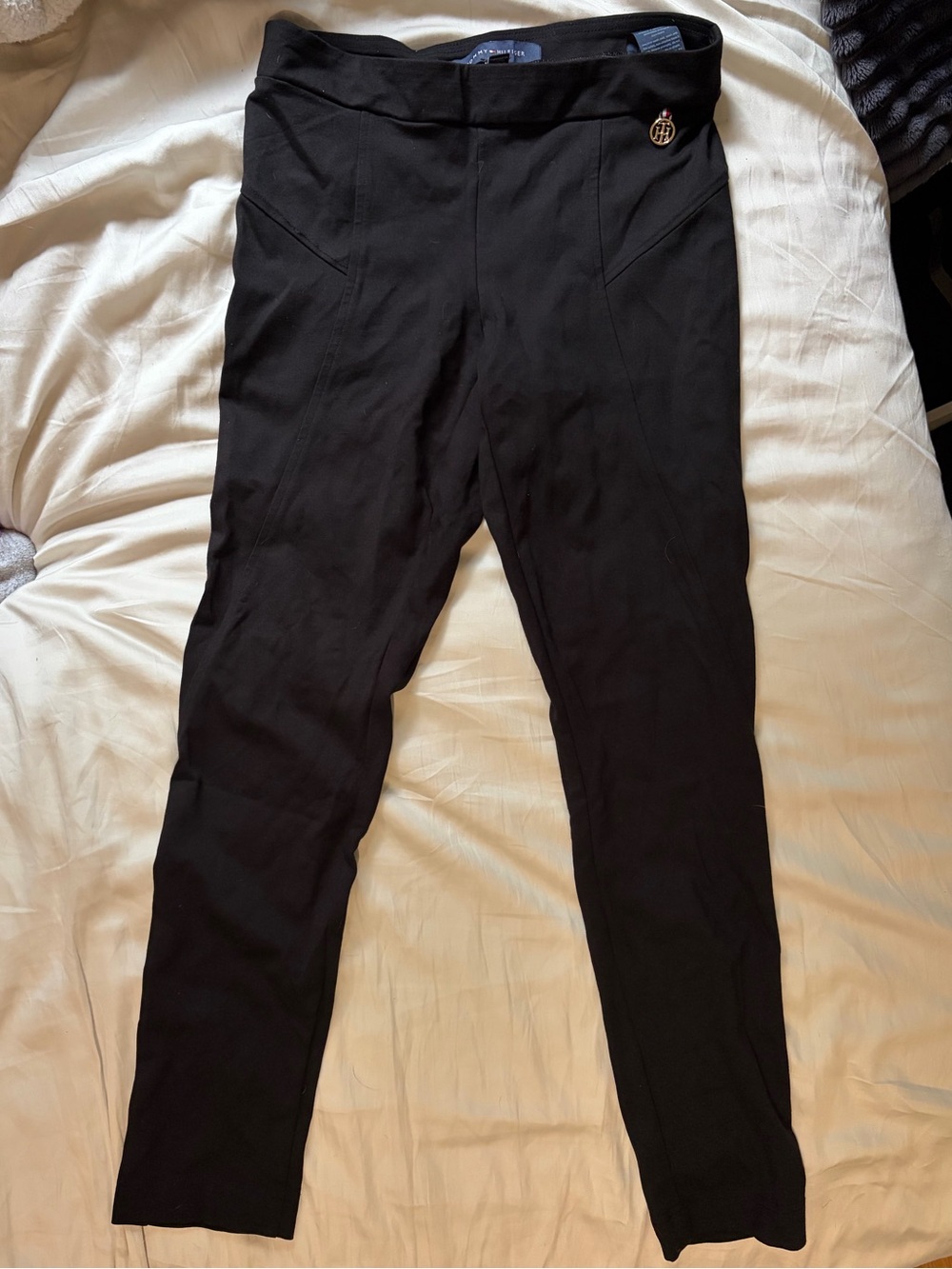 Tommy Hilfiger Black Stretch Ponte Pants